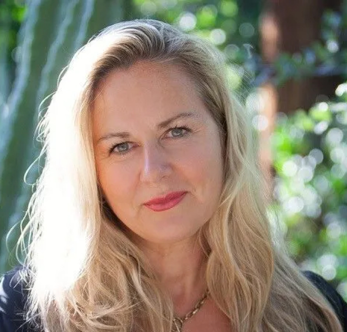 Portrait of Sandra Rebok, a professional partner of American Friends of the Alexander von Humboldt Foundation.