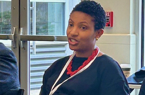 Photo of AFAvH board member Akasemi Newsome.