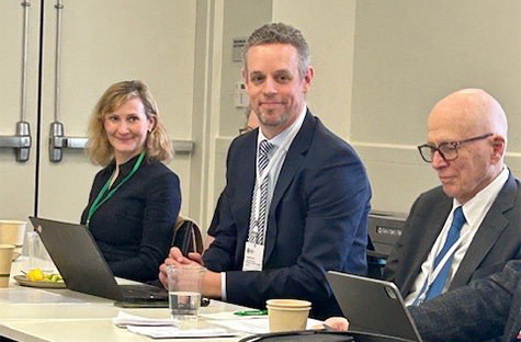 Panel image of Christian Haenel, Bill Colglazier, and Judith Wellen.