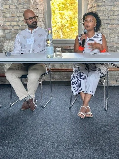 Portrait of Kennith Rosario and Aki Krishnamurthy, emphasizing their collaborative research.