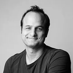 Portrait of Nader Vossoughian, highlighting his academic contributions