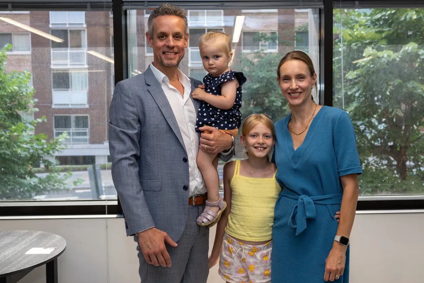 Image of AFAvH President Christian Haenel and family.